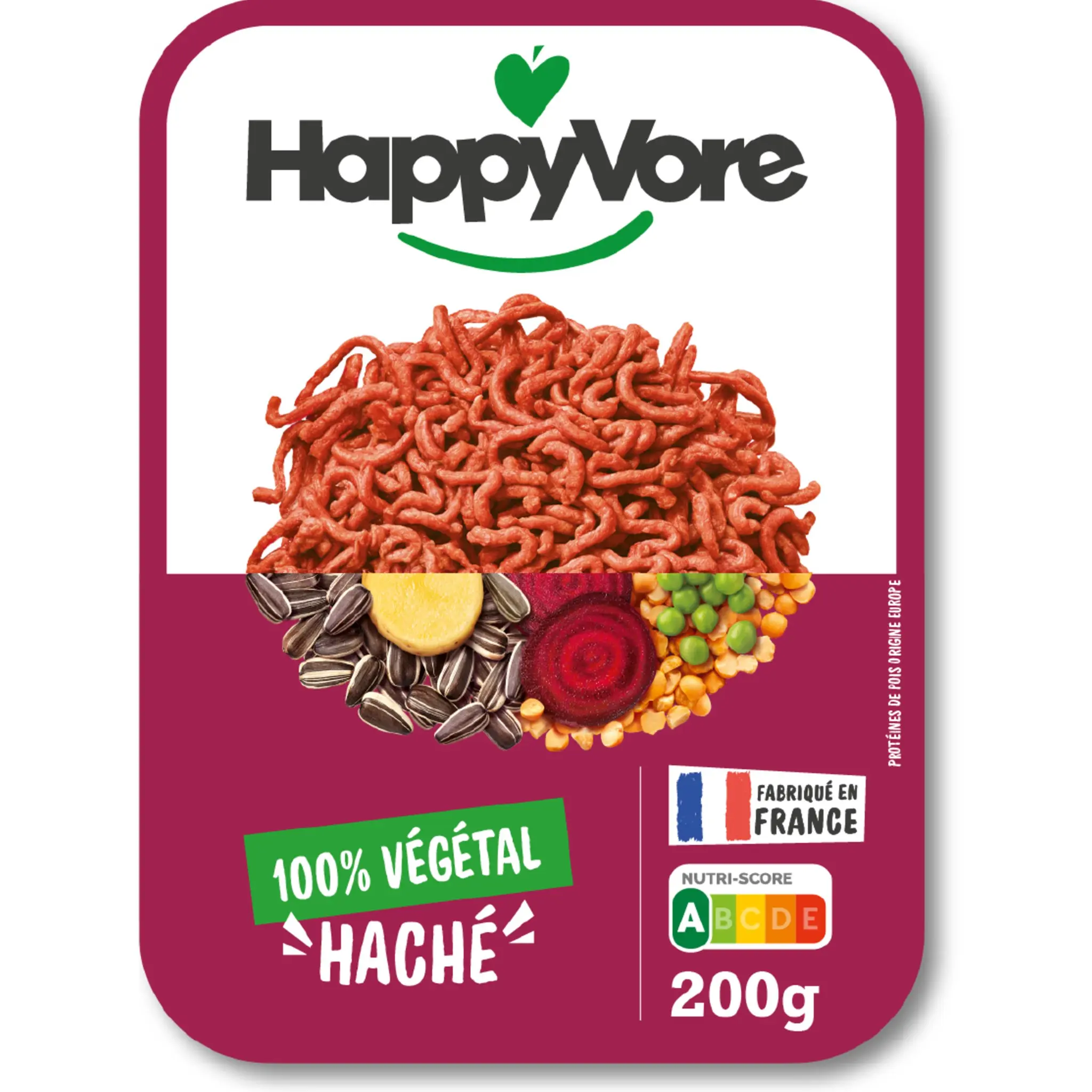 HAPPYVORE Haché végétal et gourmand