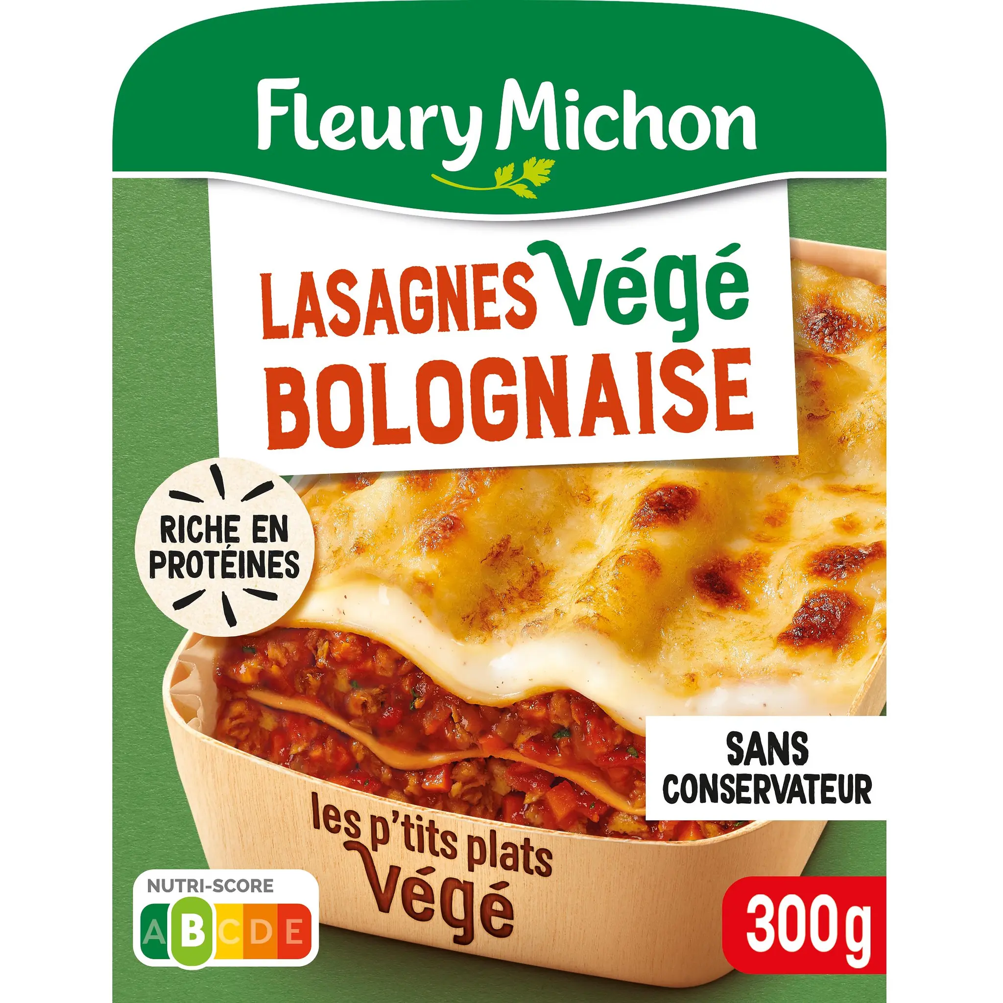 FLEURY MICHON Lasagnes végé à la bolognaise