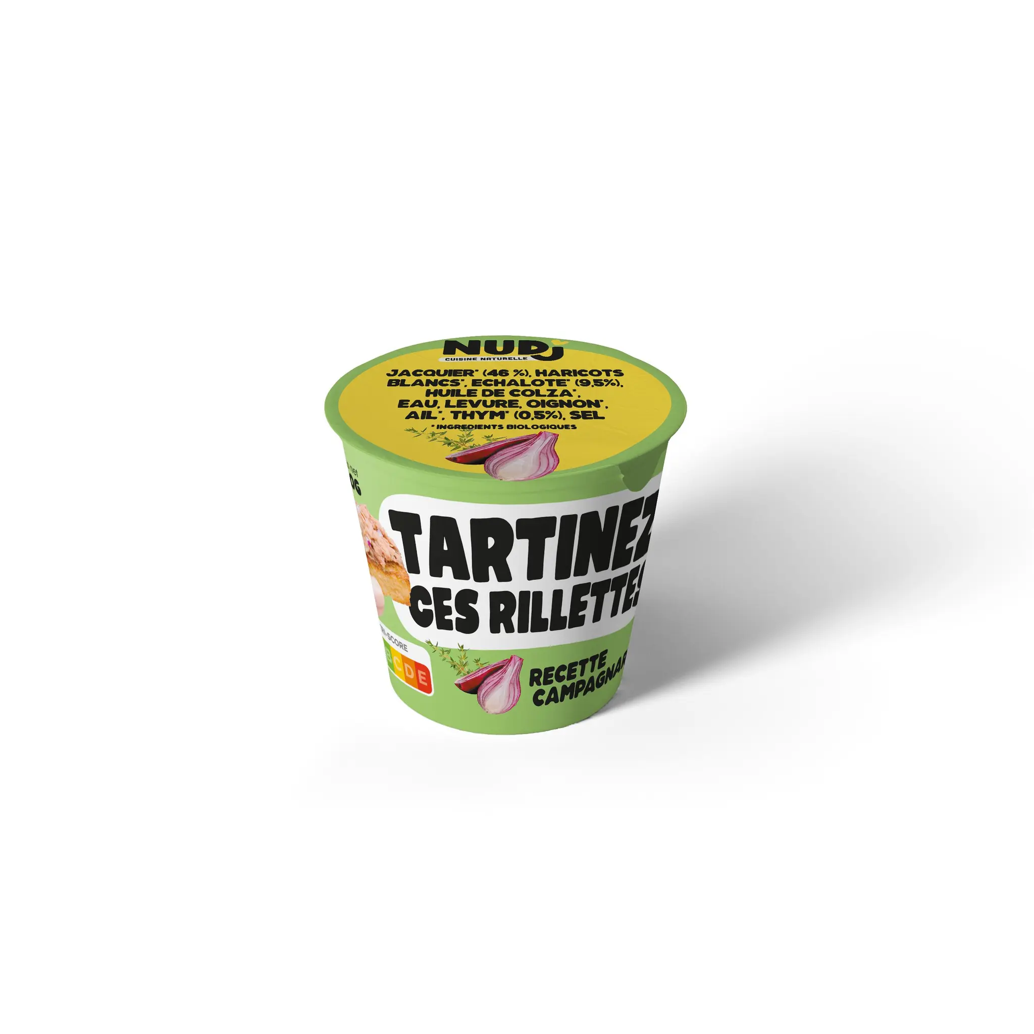 NUDJ Rillettes de campagne bio végétales