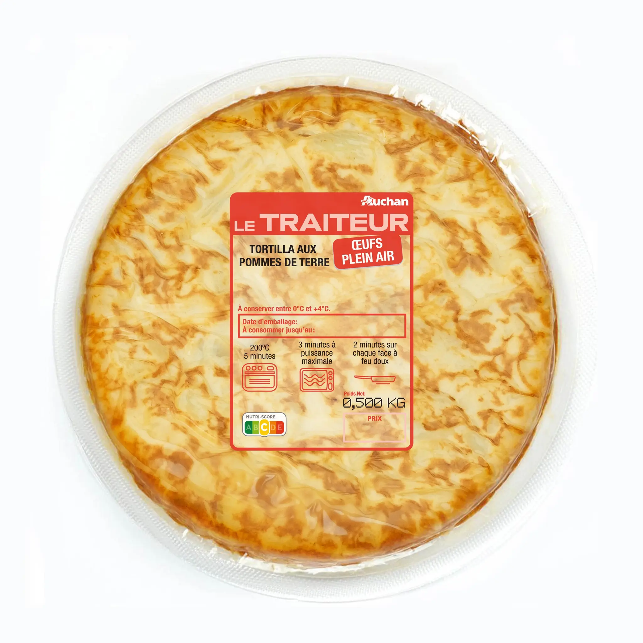 AUCHAN LE TRAITEUR Tortilla aux pommes de terre