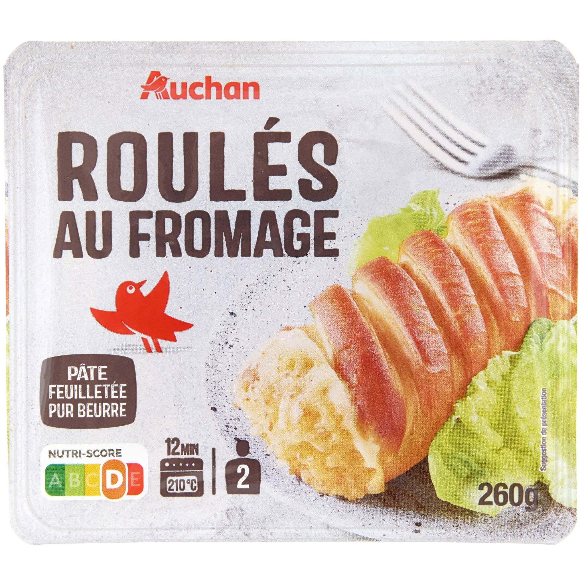 AUCHAN Roulé au fromage