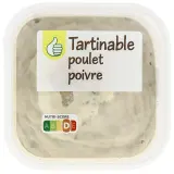 POUCE Tartinable poulet poivre