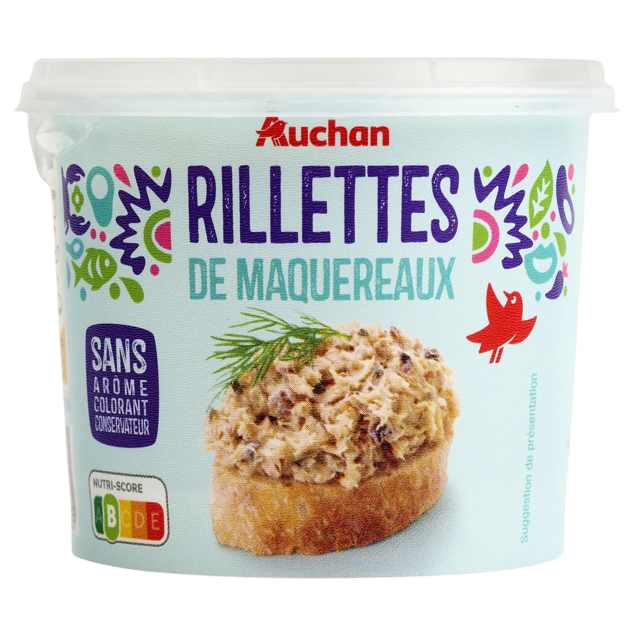 AUCHAN Rillettes de maquereaux