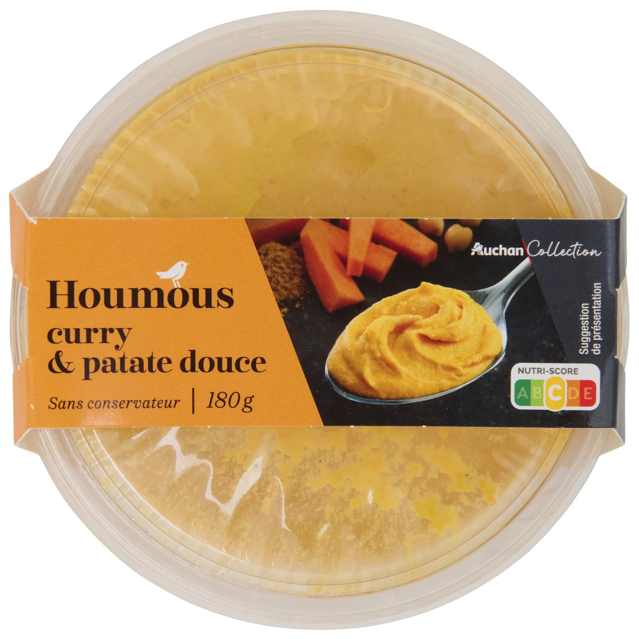 AUCHAN COLLECTION Houmous curry et patate douce