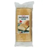 AUCHAN Pain brioché au chèvre