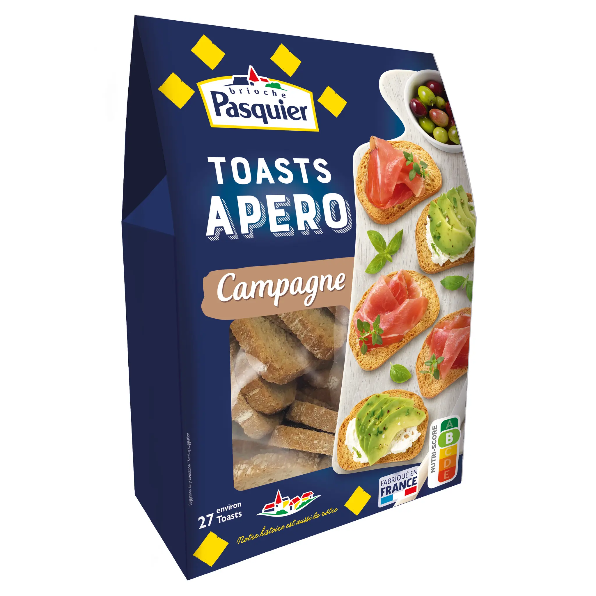 PASQUIER Toasts apéro campagne