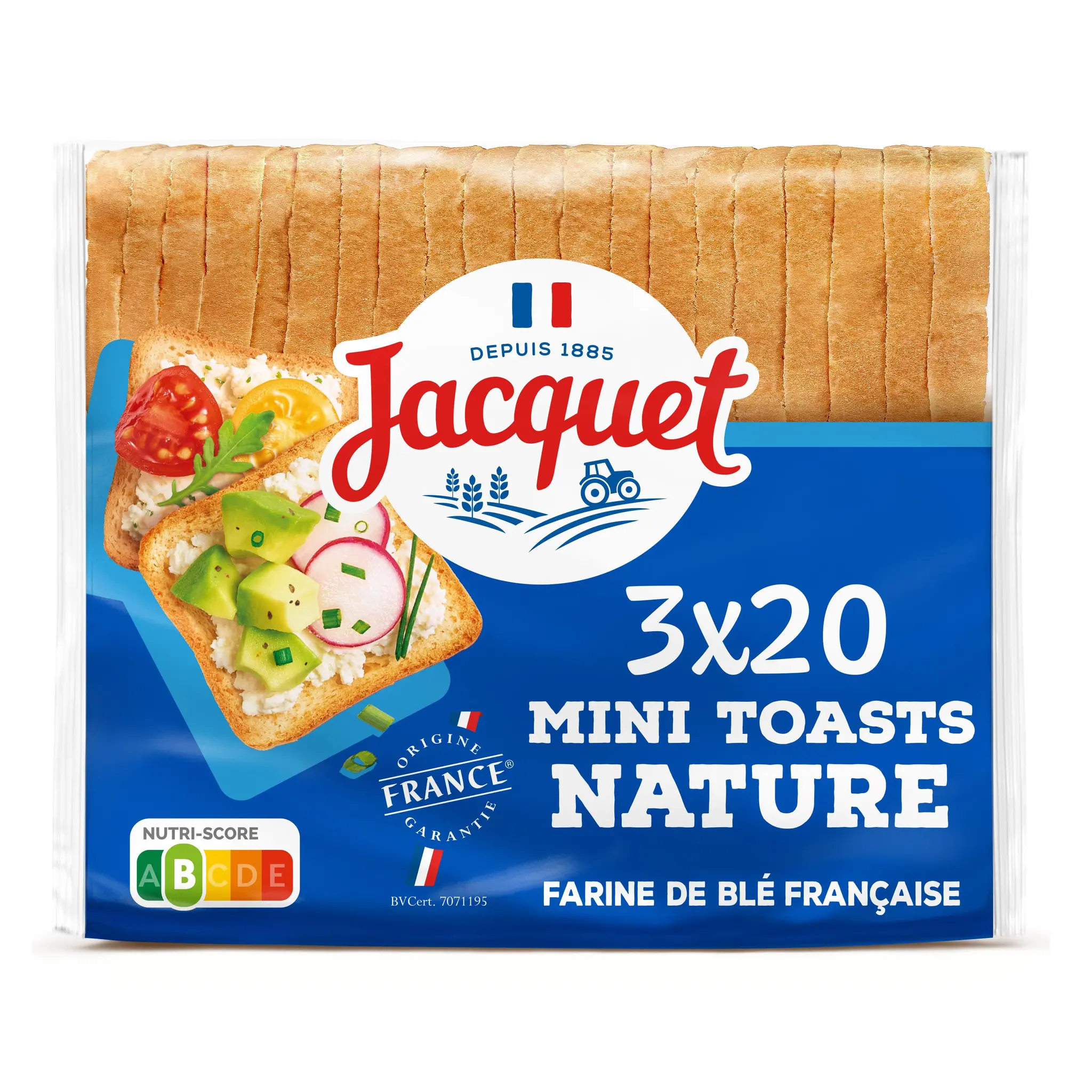 JACQUET Mini canapés nature
