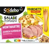 SODEBO Salade & compagnie Montmartre pâte jambon supérieur oeuf emmental