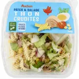 AUCHAN Salade de pâtes thon crudités sans couverts