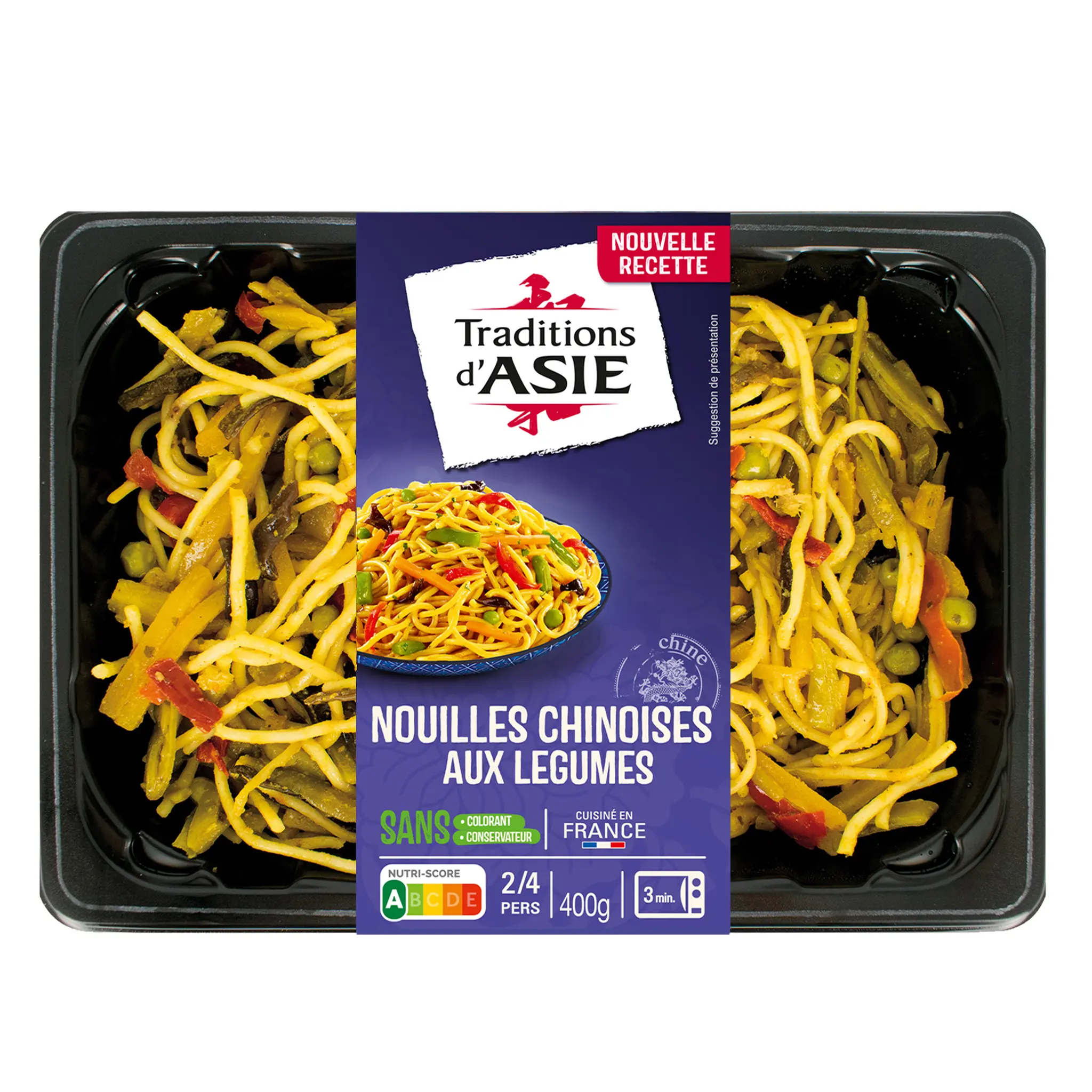 TRADITIONS D'ASIE Nouilles chinoises aux légumes