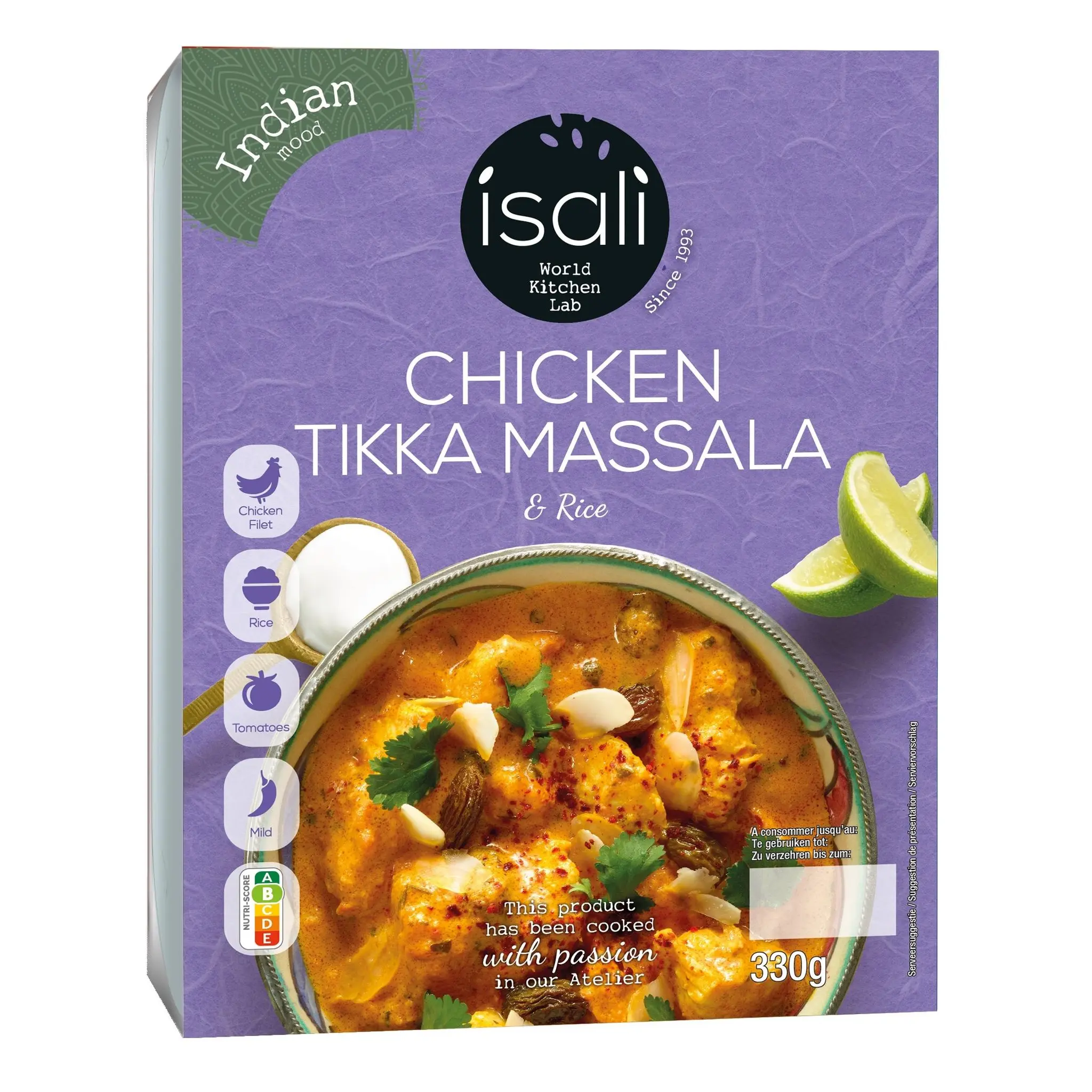 ISALI Chicken tikka massala and rice