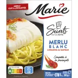 MARIE Merlu blanc linguine au safran et compotée à la provençale