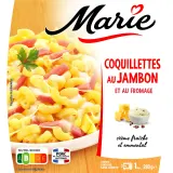 MARIE Coquillettes au jambon et fromage sans couverts