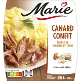 MARIE Canard confit et écrasé de pommes de terre sans couverts