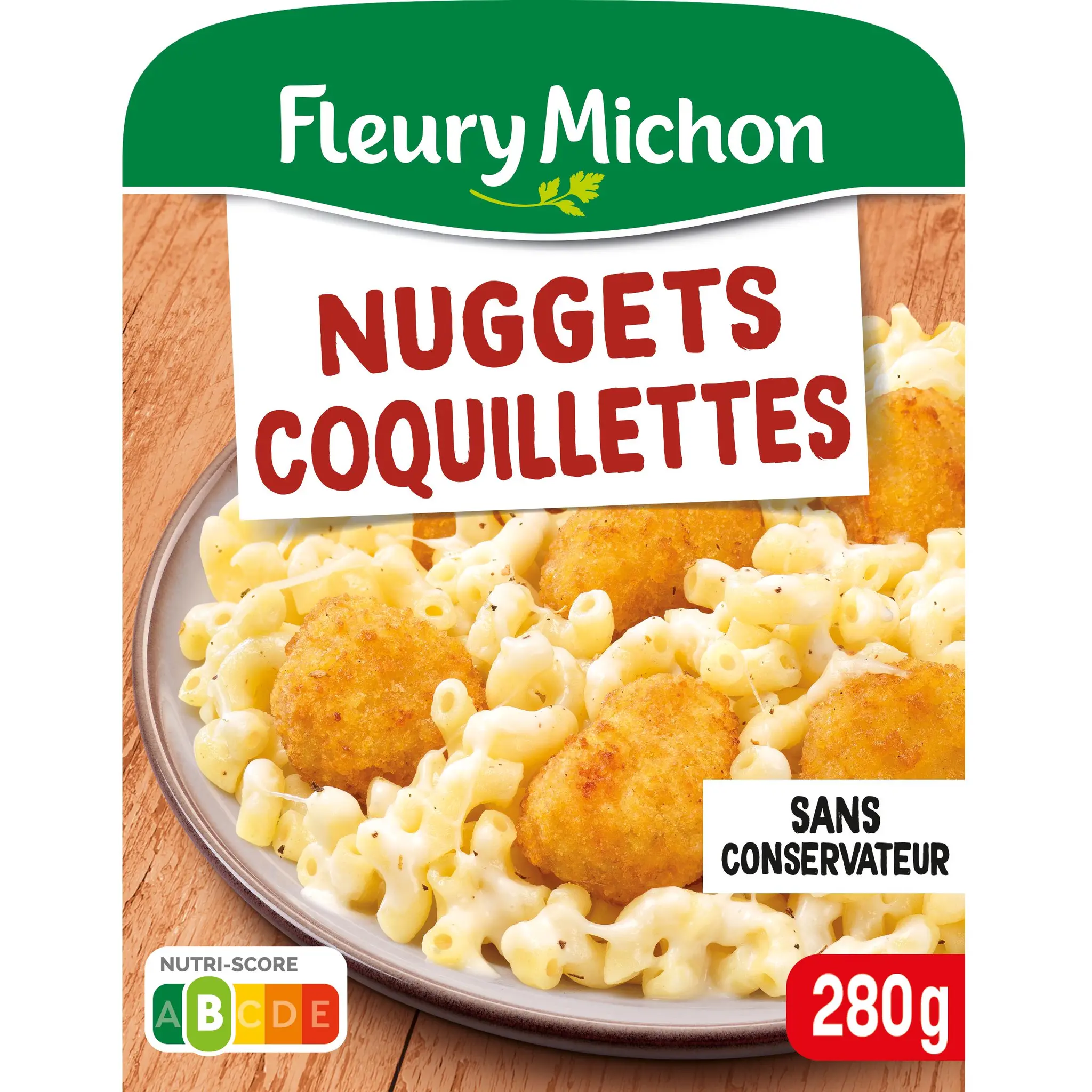 FLEURY MICHON Mini nuggets de poulet et coquillettes