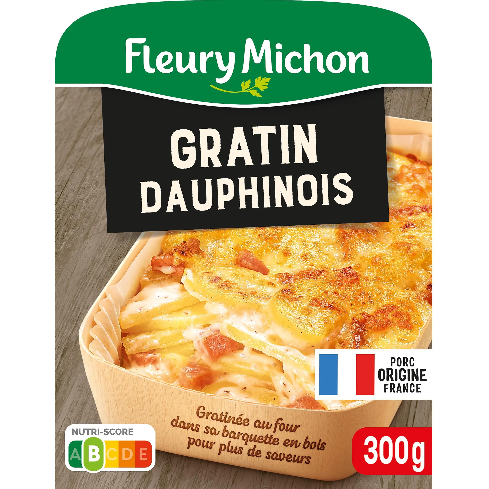FLEURY MICHON Gratin dauphinois au jambon supérieur