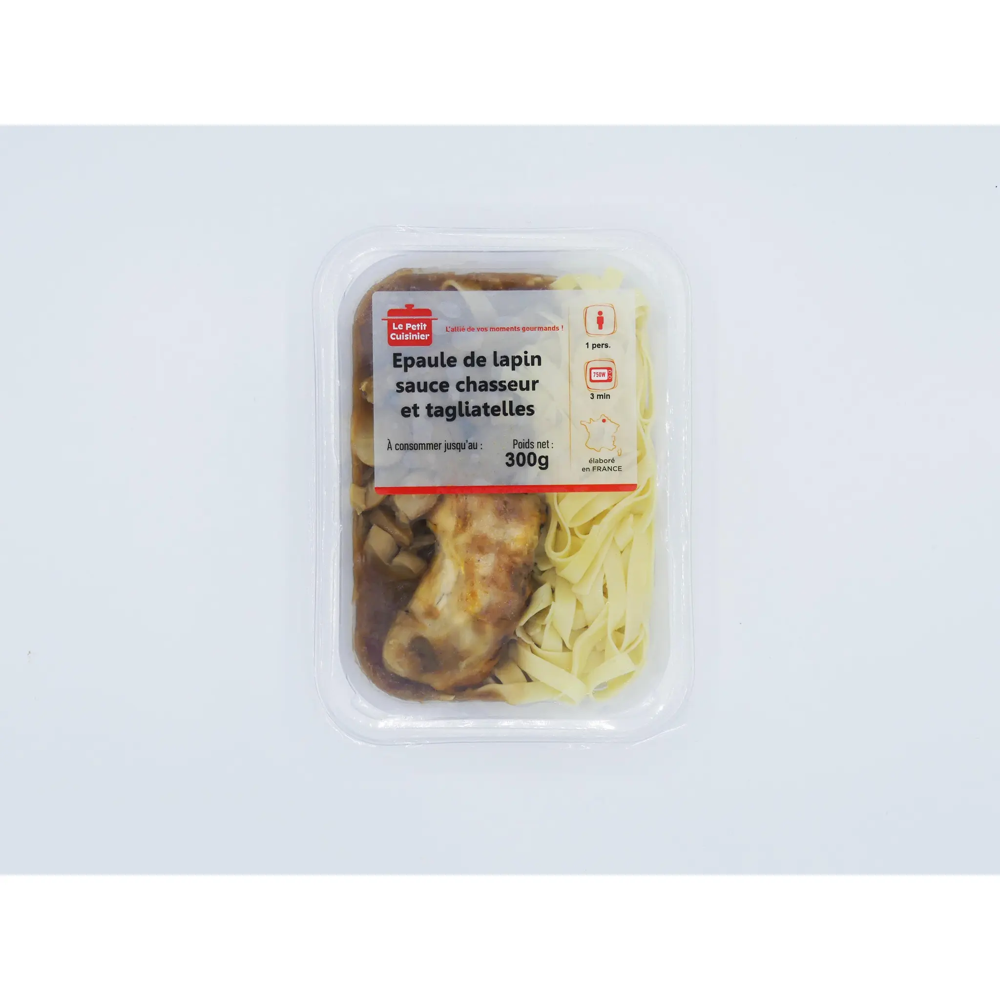 Lapin chasseur tragliatelles
