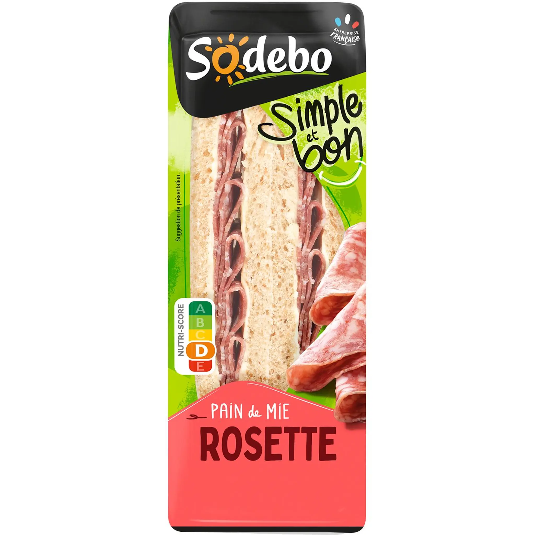 SODEBO Sandwich club simple & bon rosette