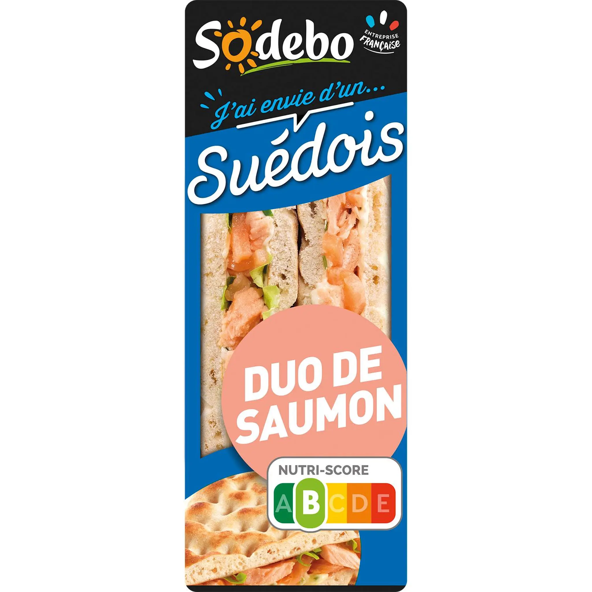 SODEBO Sandwich suédois duo de saumon