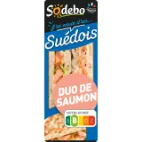 SODEBO Sandwich suédois duo de saumon