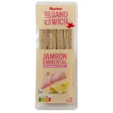 AUCHAN Sandwich jambon emmental