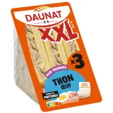 DAUNAT Sandwich XXL viennois thon oeuf sauce mayonnaise