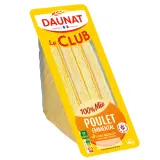 DAUNAT Sandwich club poulet emmental