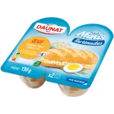 DAUNAT Les minis sandwichs oeuf, fromage frais et ciboulette