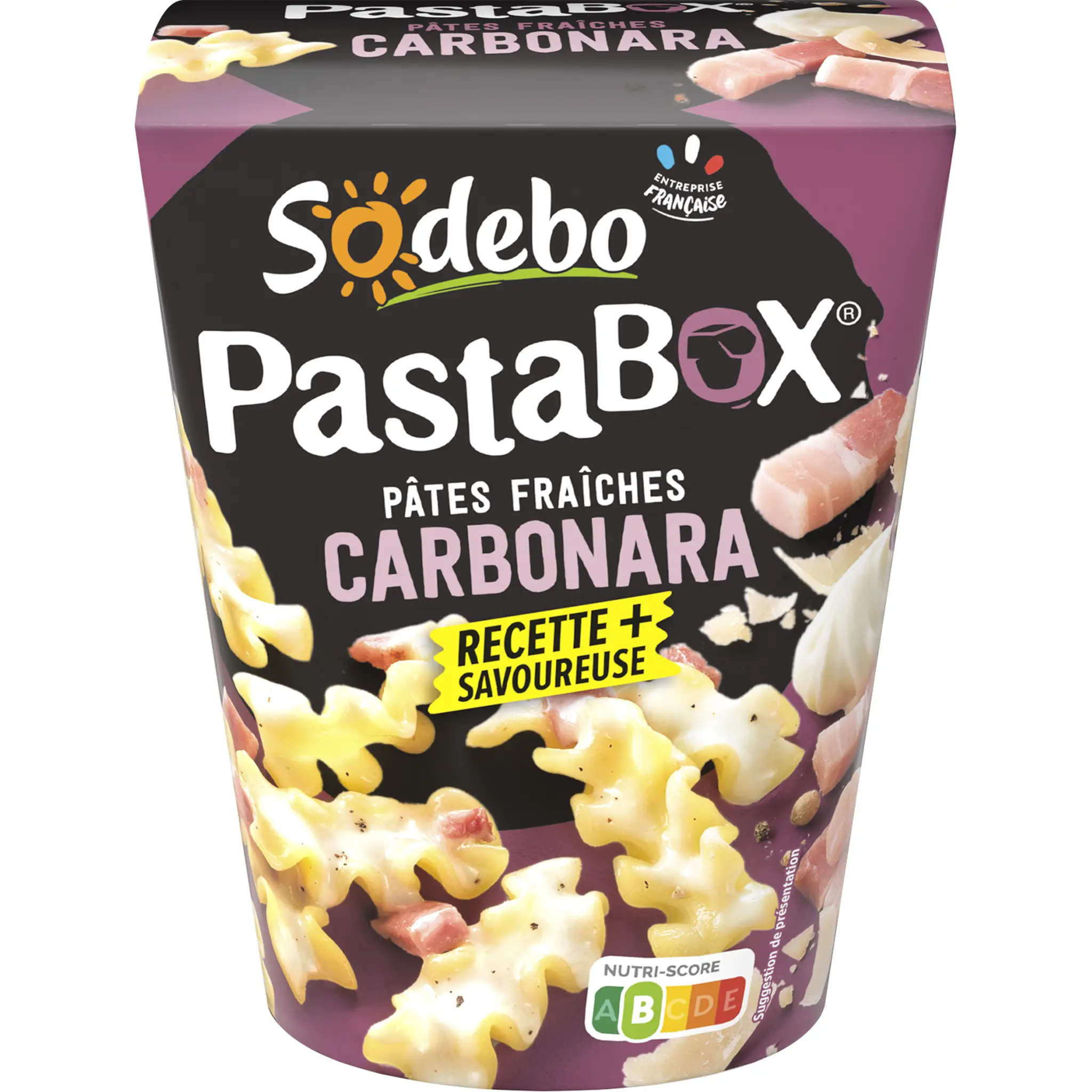 SODEBO Pasta box fusilli carbonara