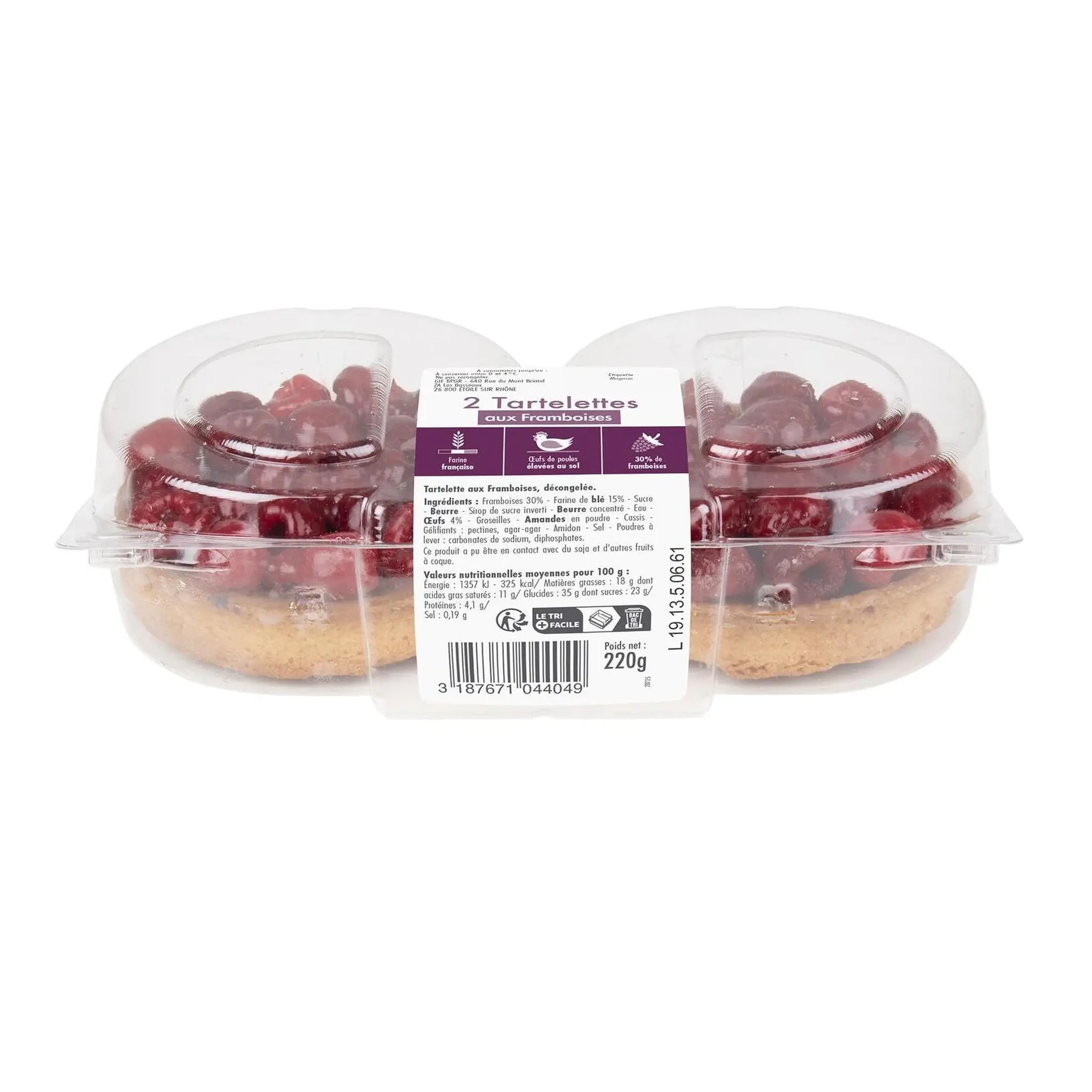 Tartelettes aux Framboises