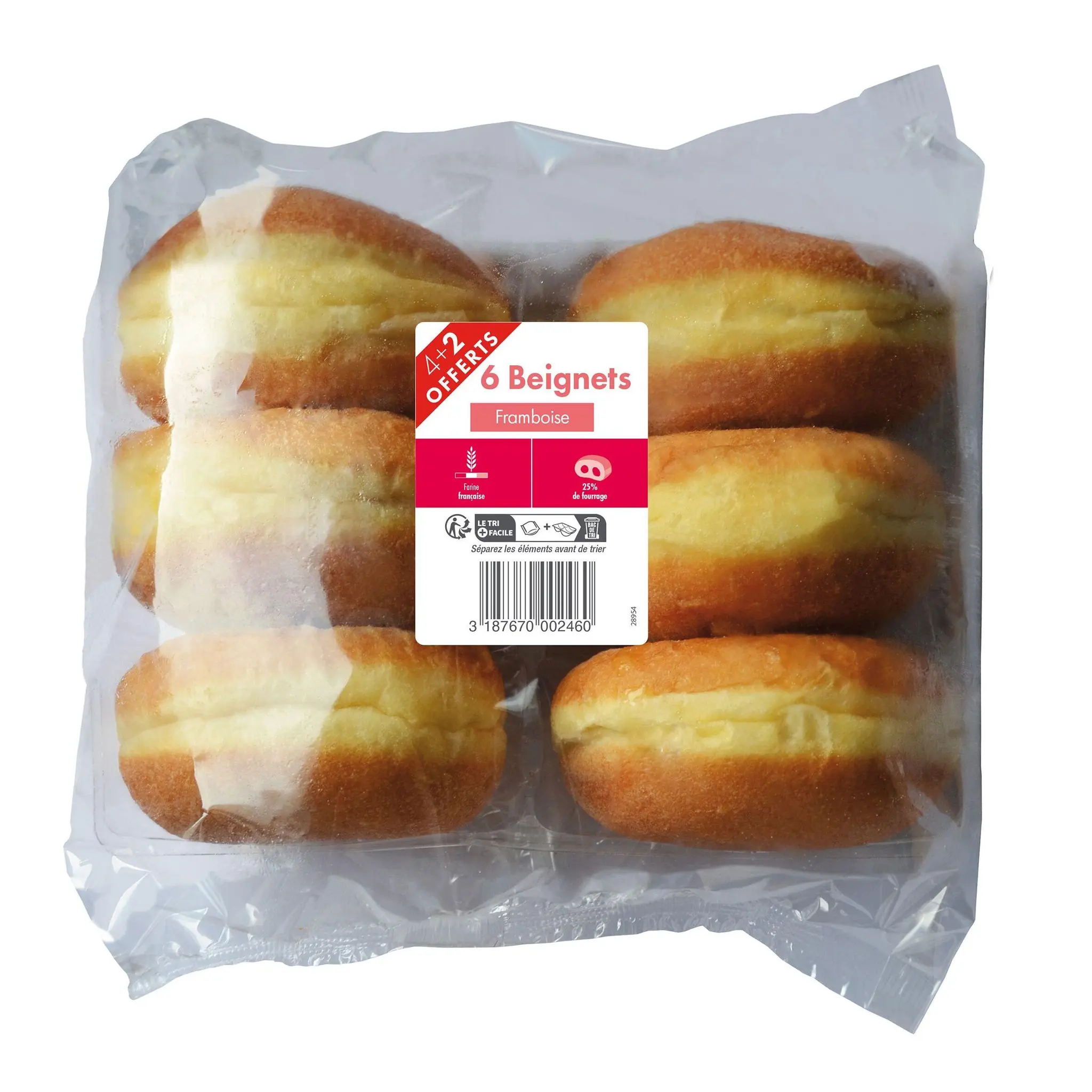 Beignets à la framboise 75g