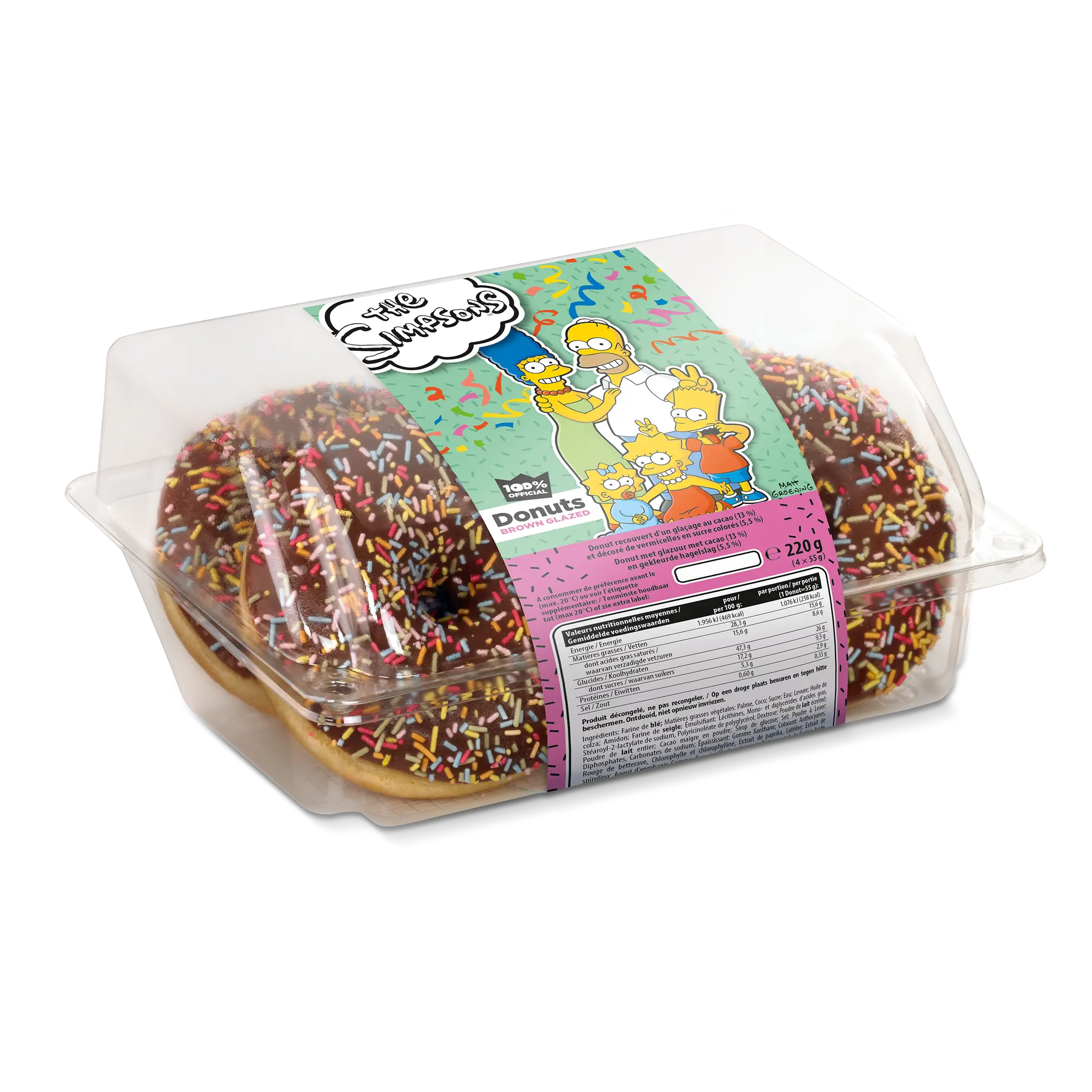 THE SIMPSONS Donuts brown glazed