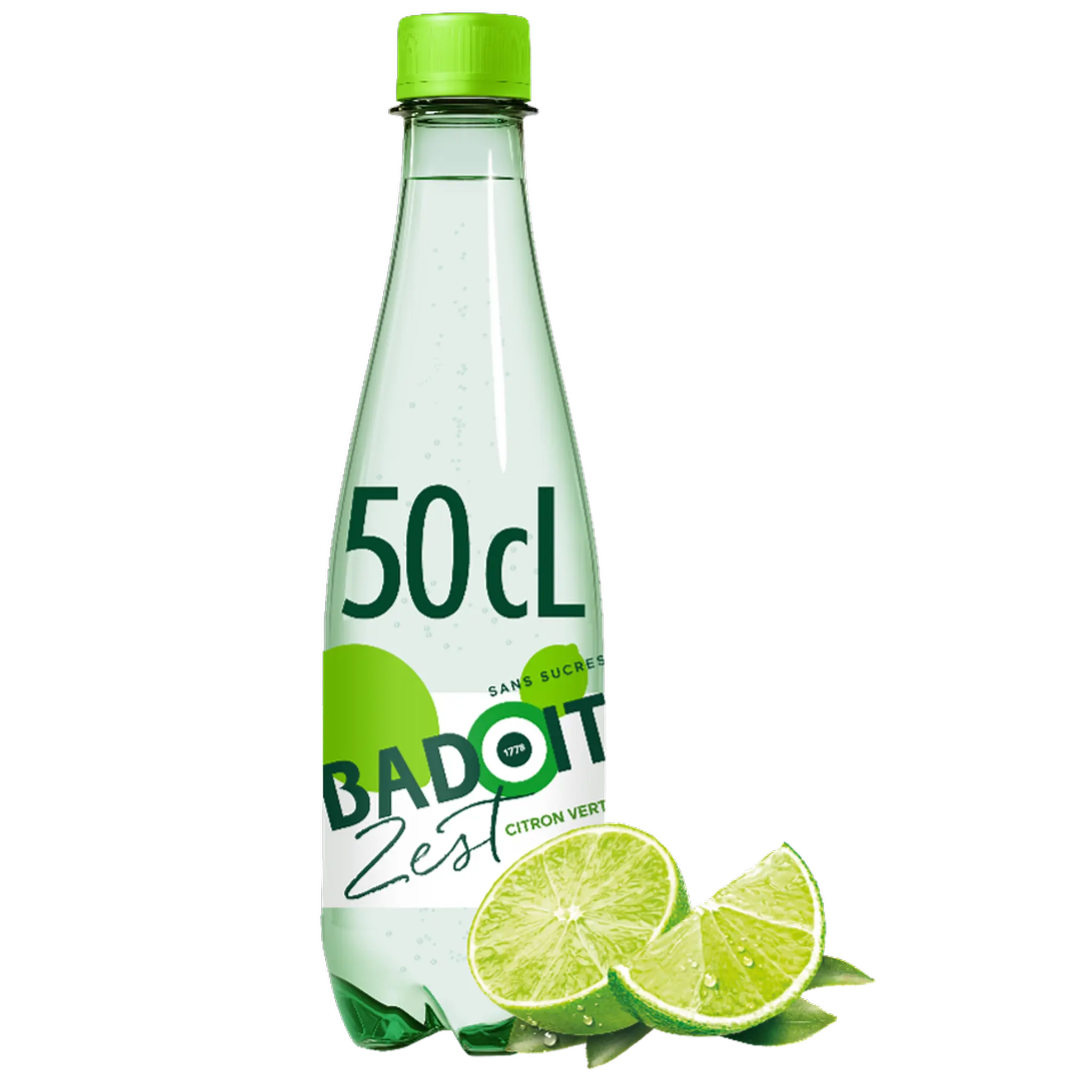 BADOIT Eau pétillante zeste de citron vert