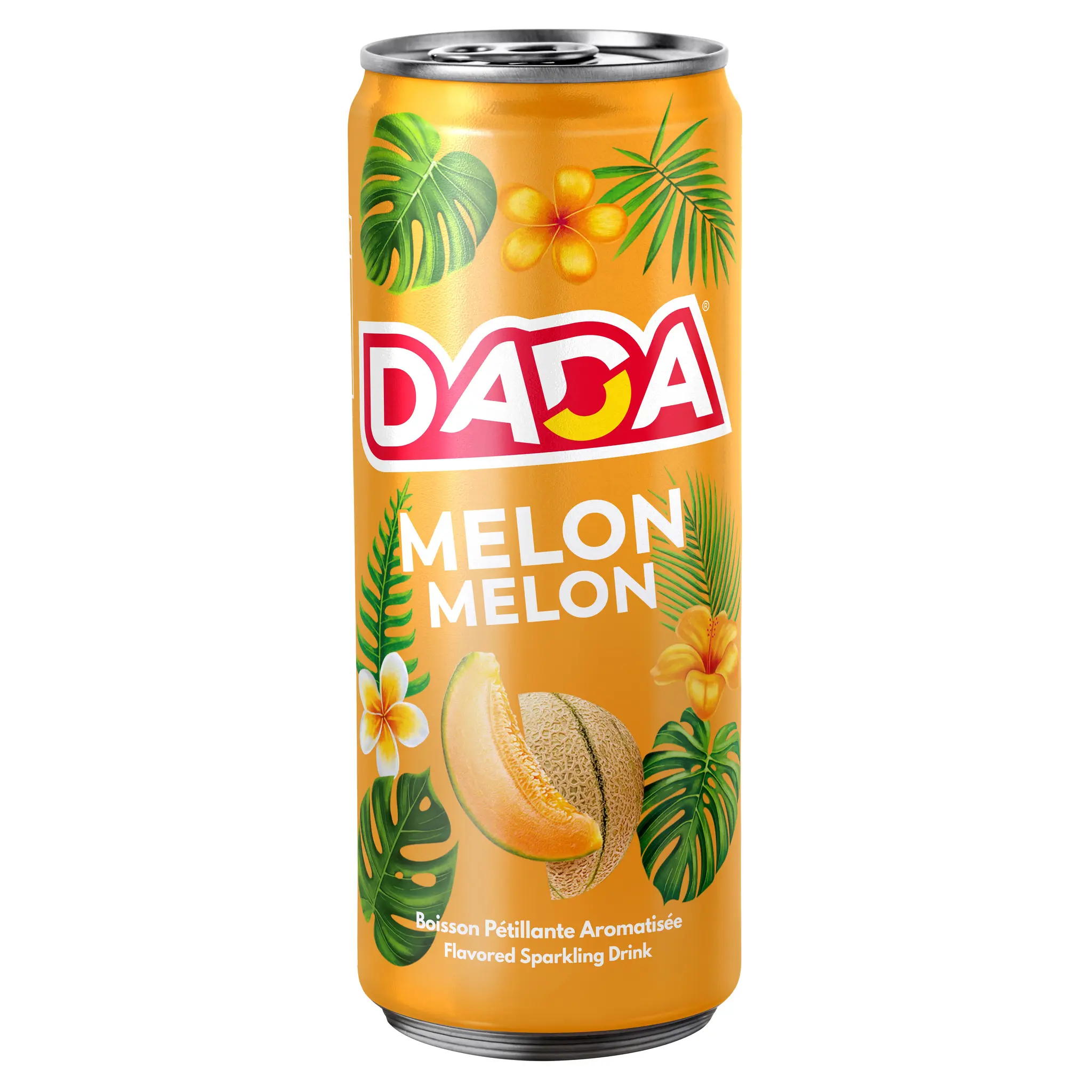 DADA Eau gazeuse aromatisée au melon boîte