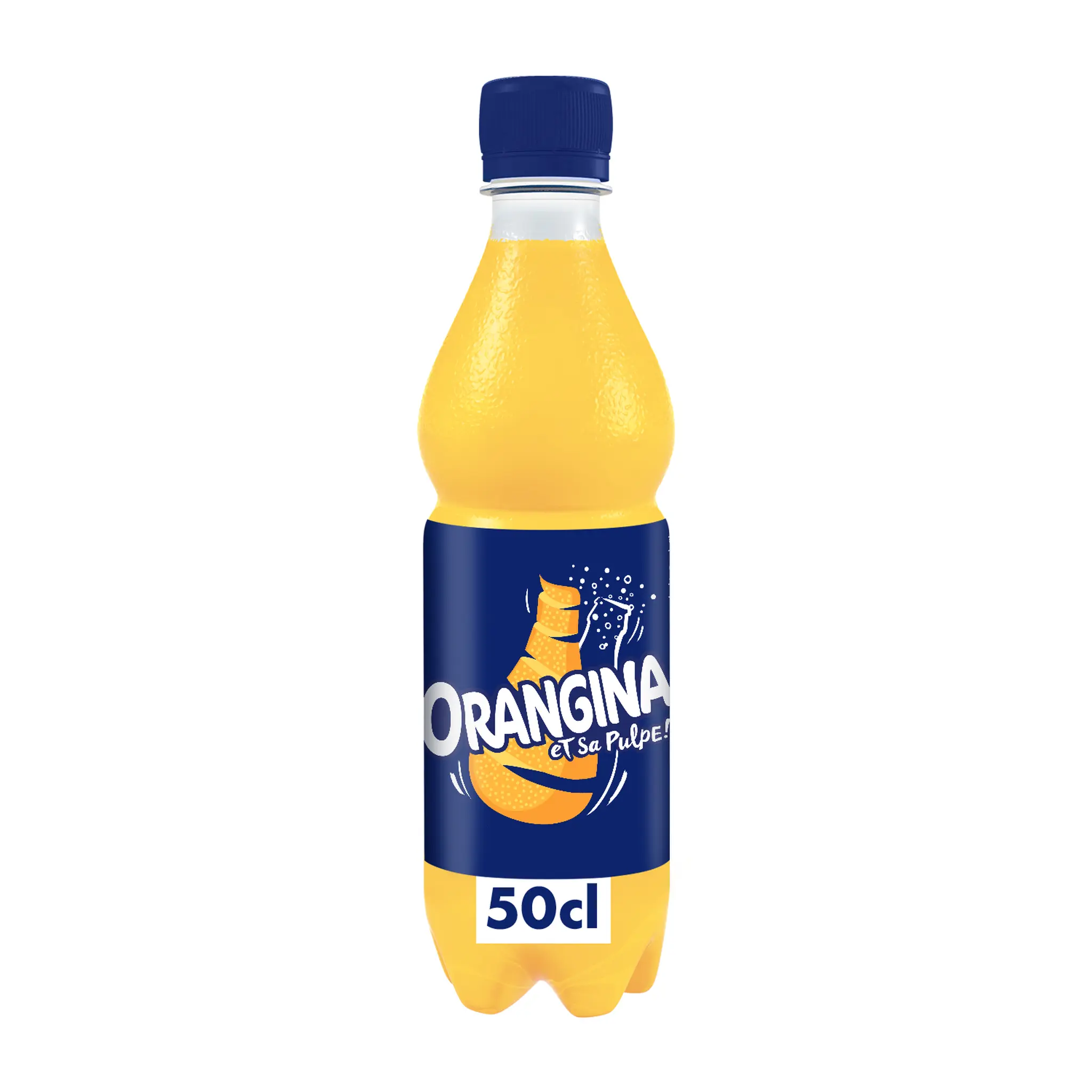 ORANGINA Boisson gazeuse à la pulpe de fruit jaune