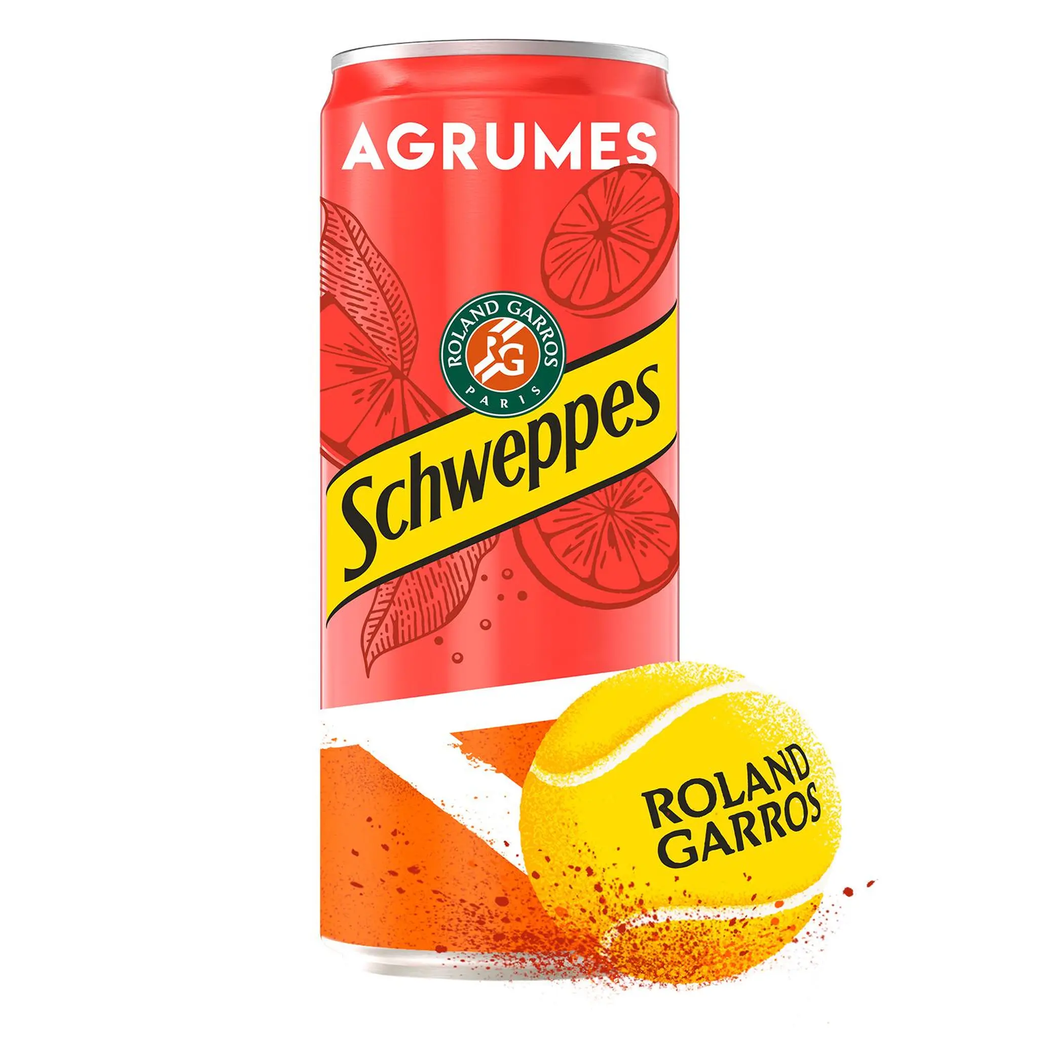 SCHWEPPES Boisson gazeuse aux agrumes boîte slim