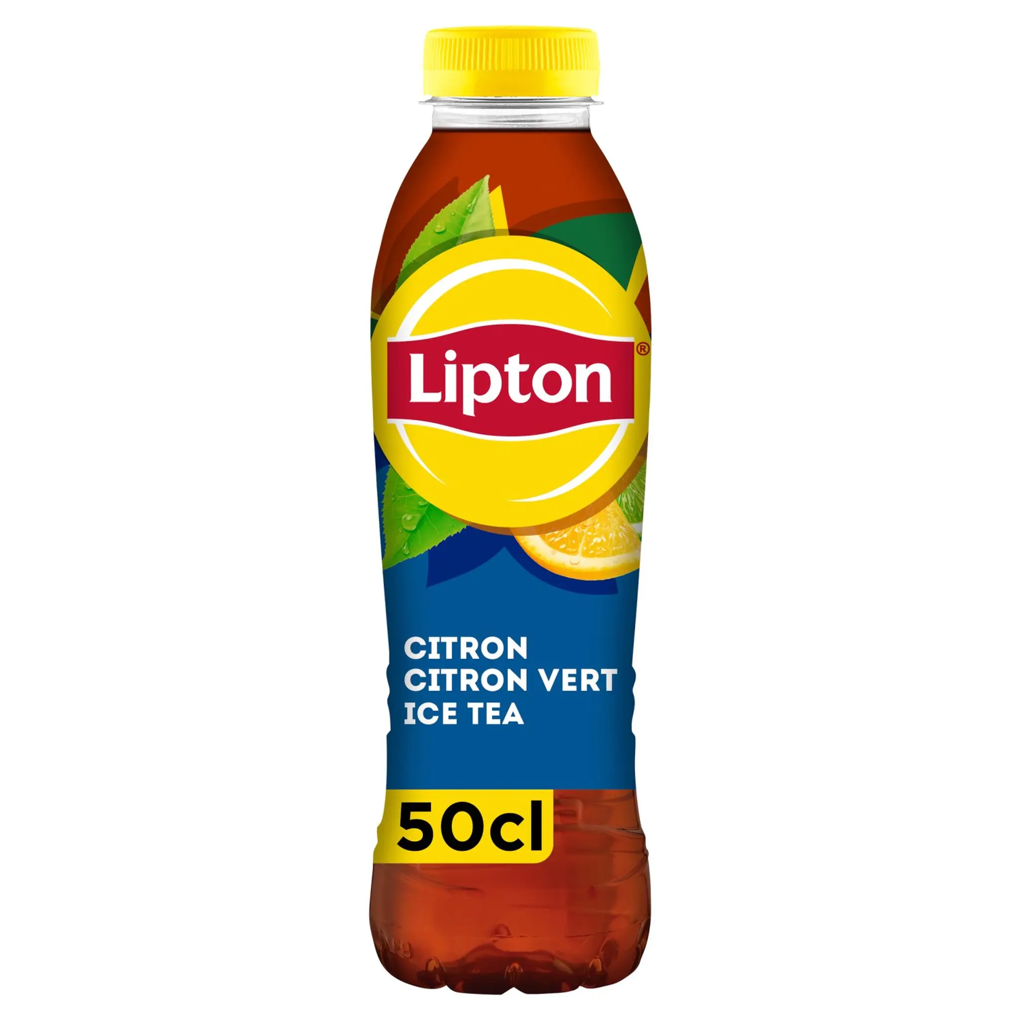 LIPTON Thé glacé saveur citron, citron vert