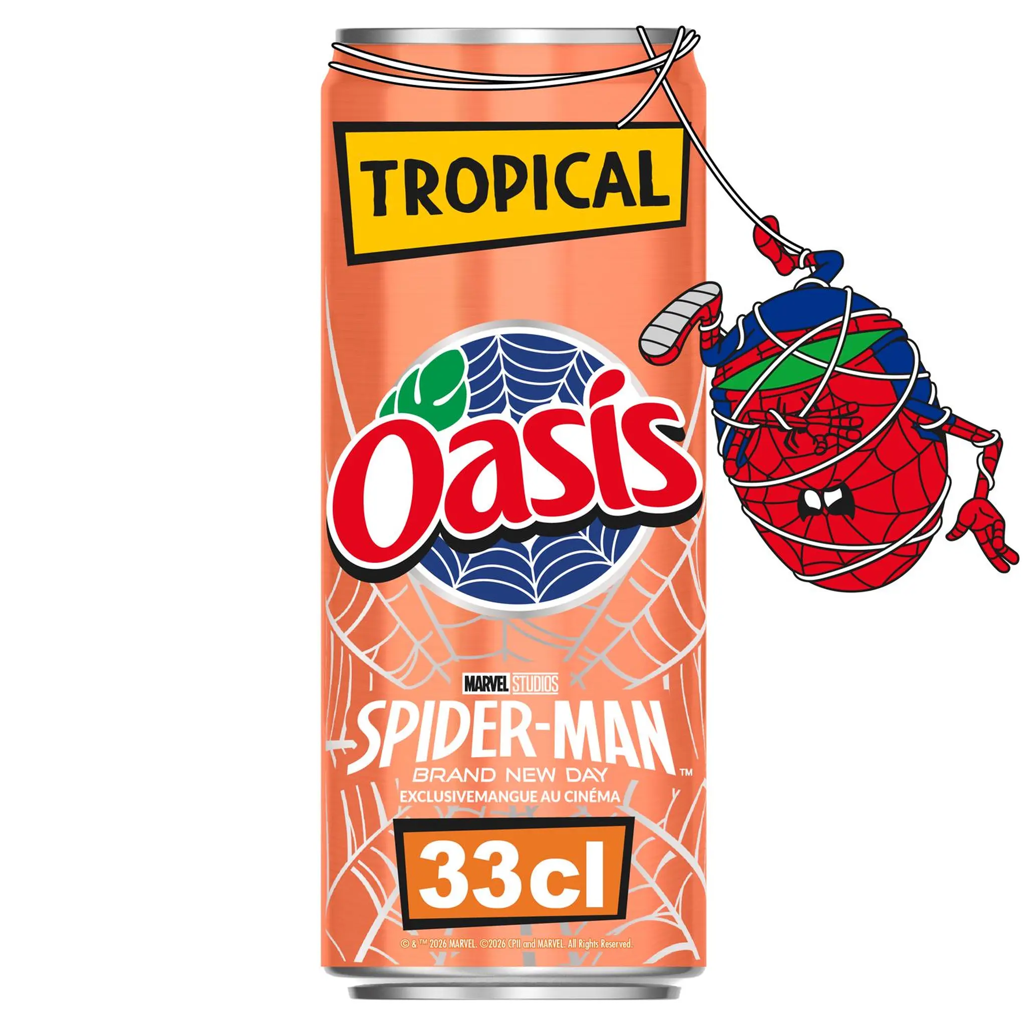 OASIS Boisson aux fruits goût tropical boîte slim
