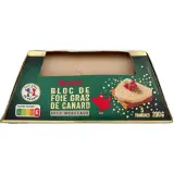 AUCHAN Bloc de foie gras de canard avec morceaux