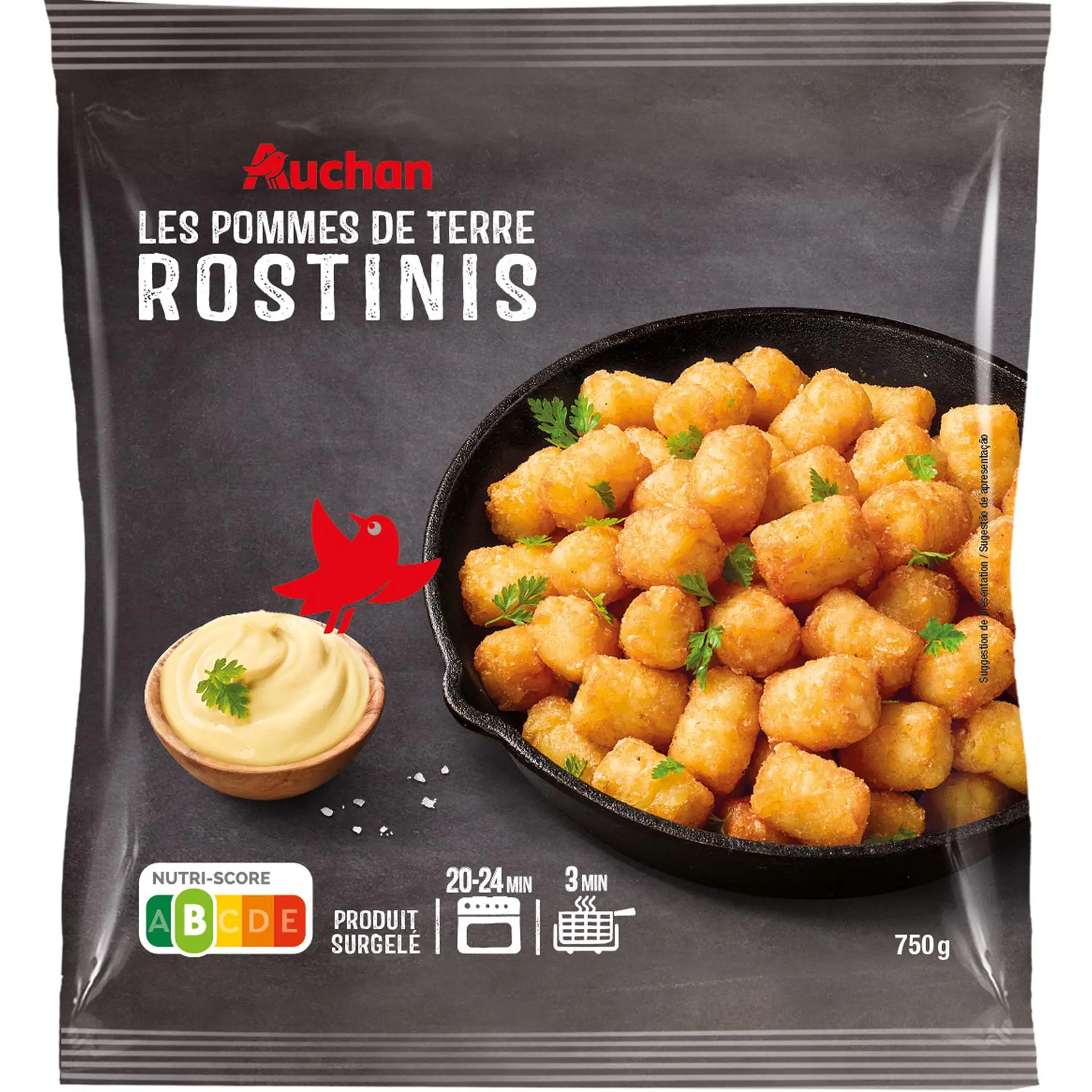 AUCHAN Pommes de terre rostinis