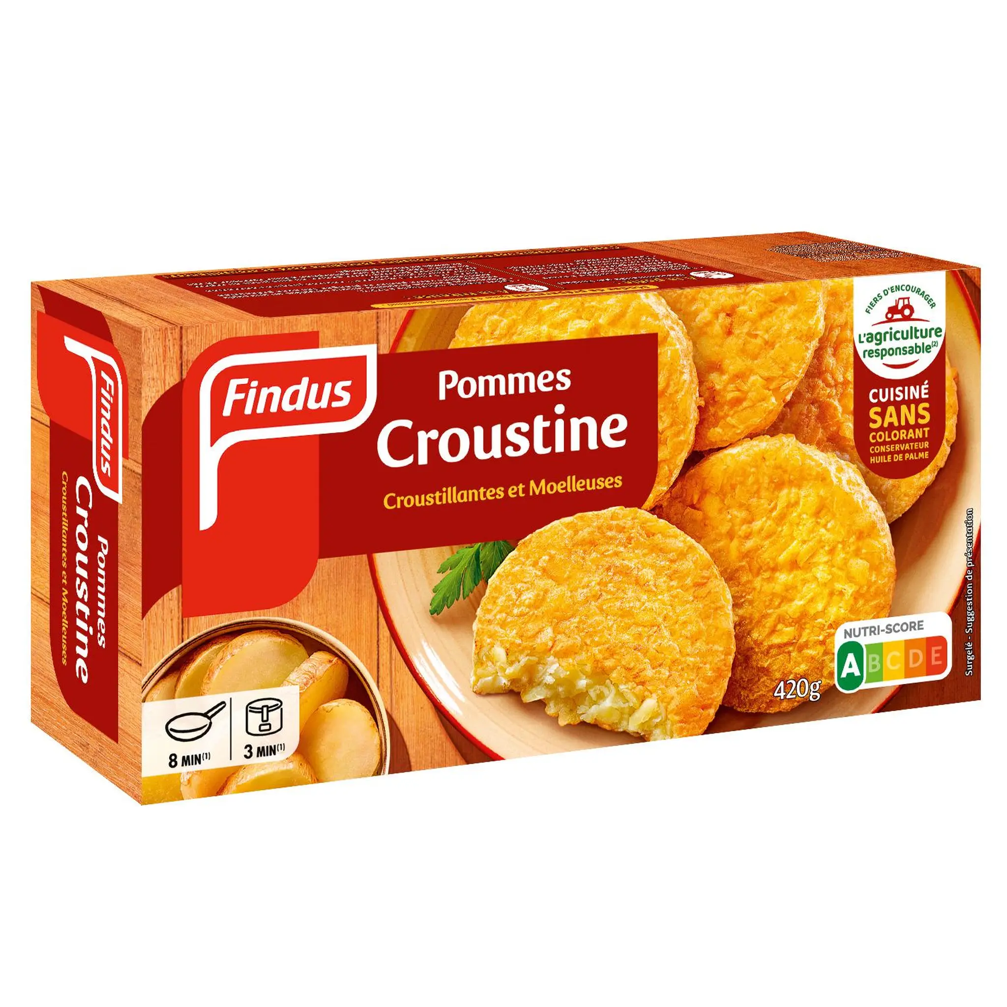 FINDUS Galette de pommes de terre croustine