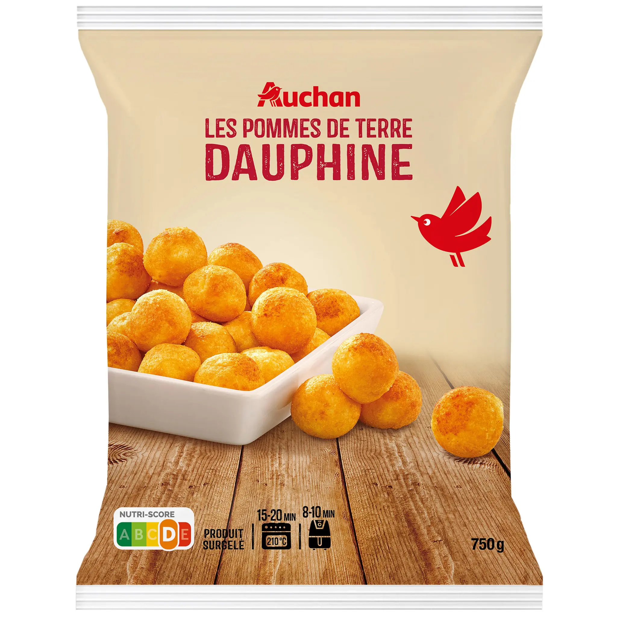 AUCHAN Pommes de terre dauphine