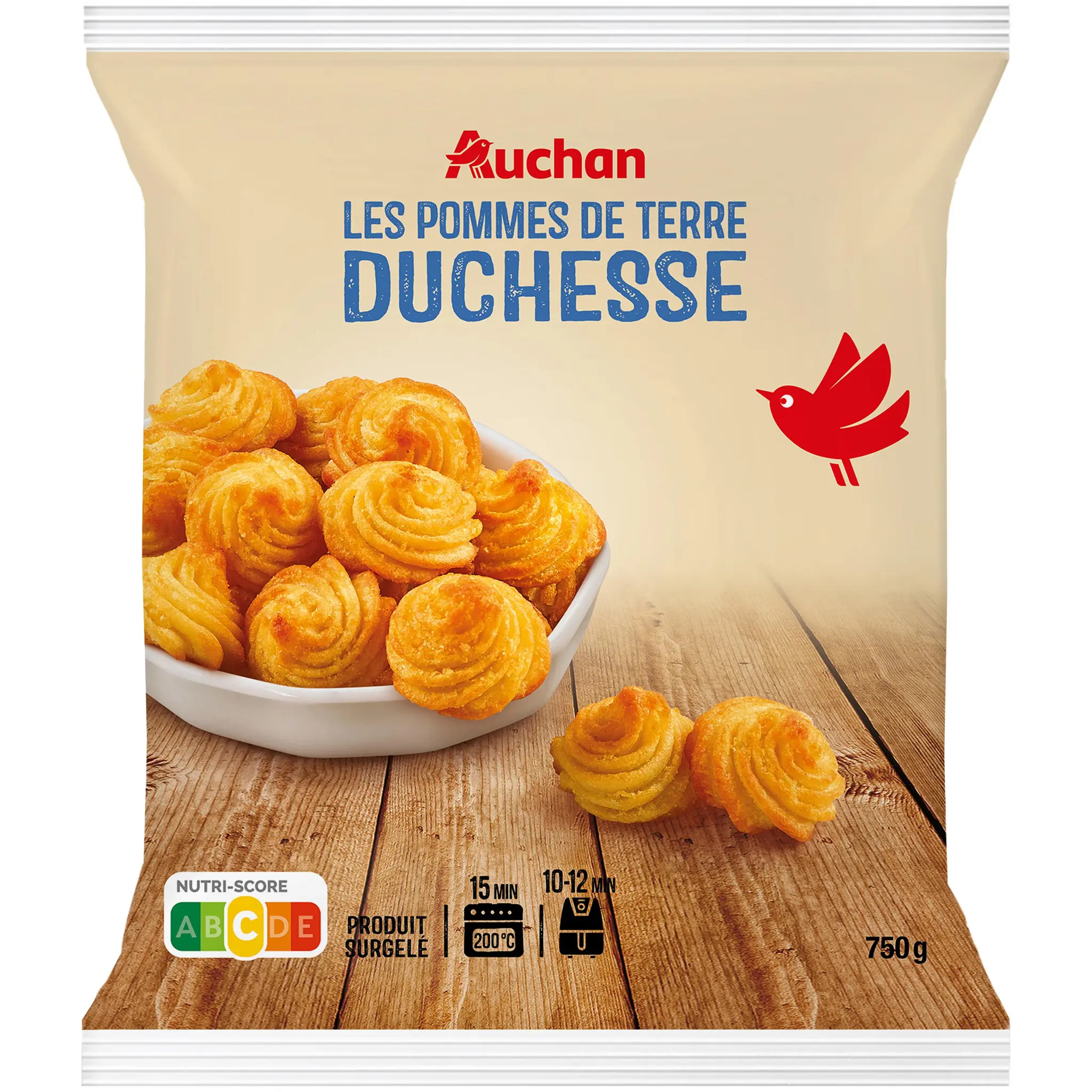 AUCHAN Pommes de terre duchesse