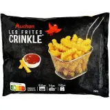 AUCHAN Frites crinkle