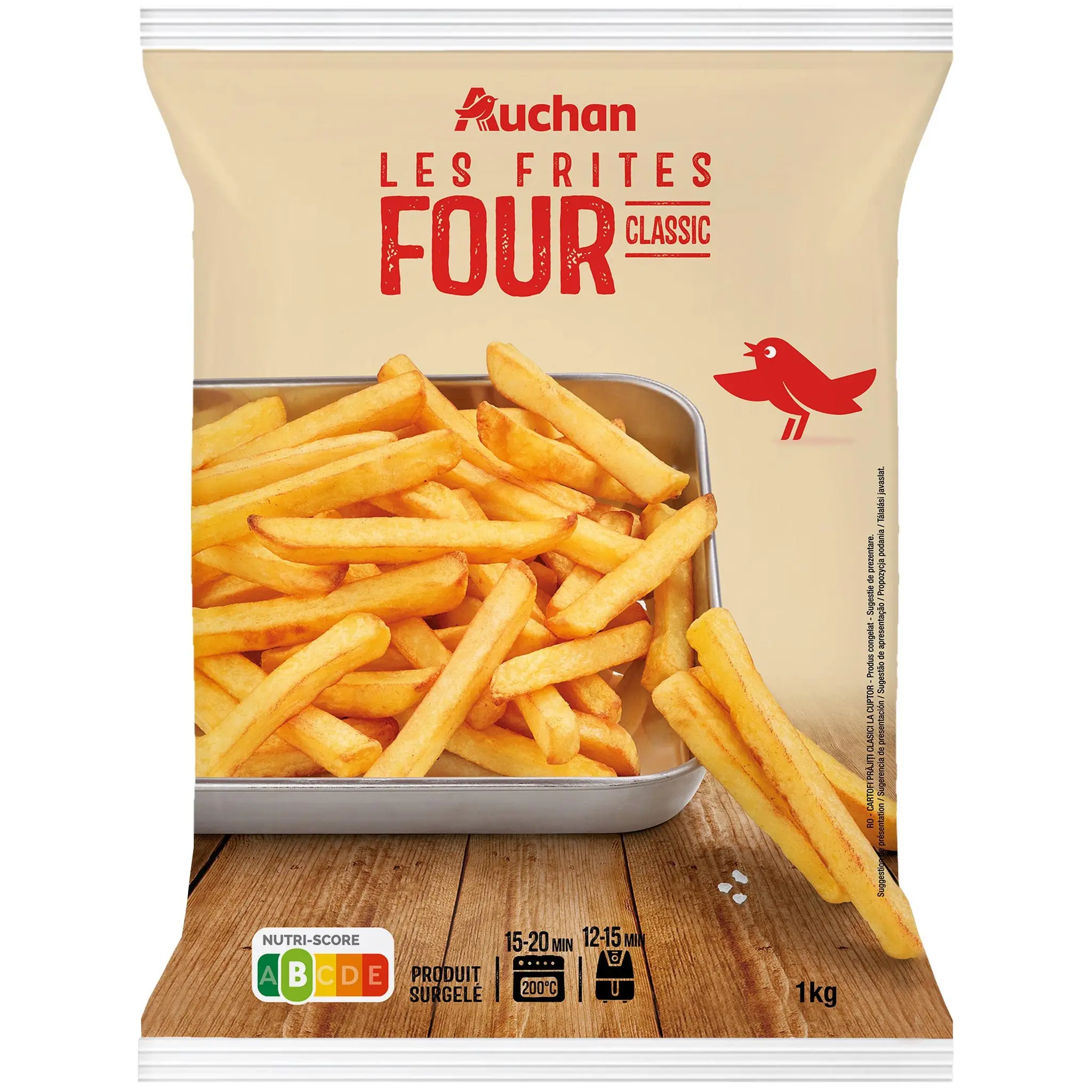 AUCHAN Frites au four classique