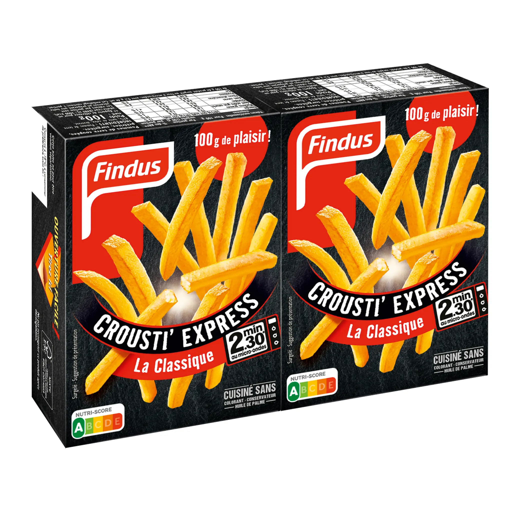 FINDUS Crousti' Express Frites pour micro-ondes