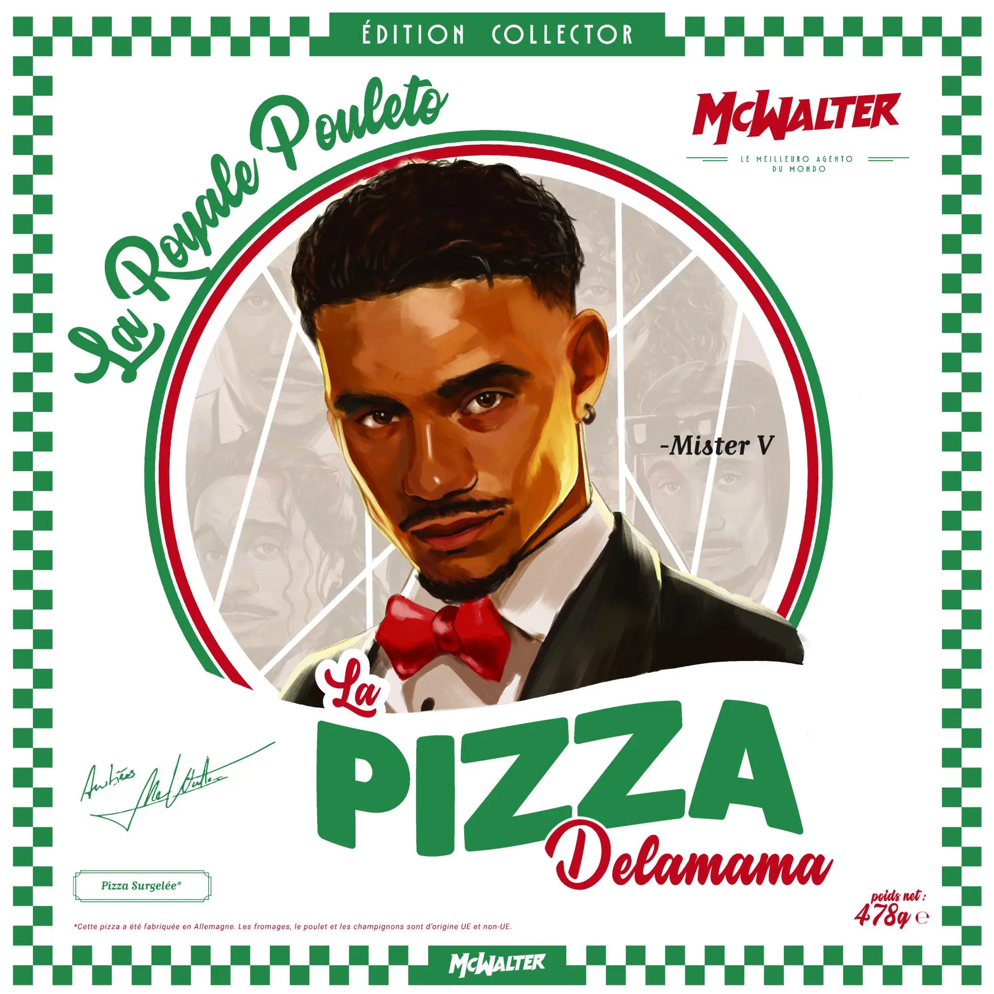 PIZZAIOLO Pizza au poulet - Mister V