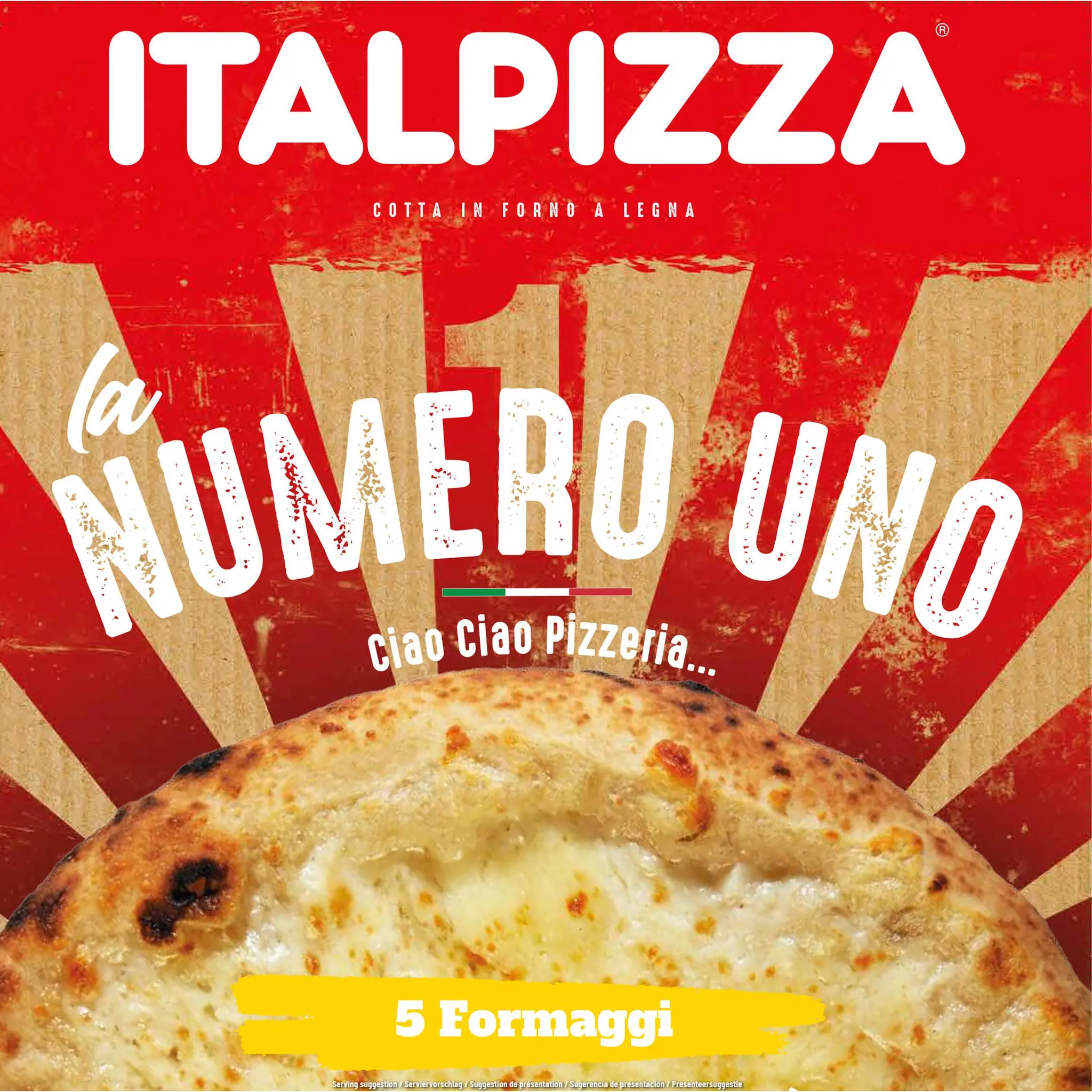 ITALPIZZA La numéro uno pizza 5 fromages