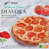 AUCHAN TAVOLA IN ITALIA Pizza diavola cuite au feu de bois
