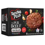 TENDRE & PLUS Steaks hachés pur boeuf façon bouchère surgelés